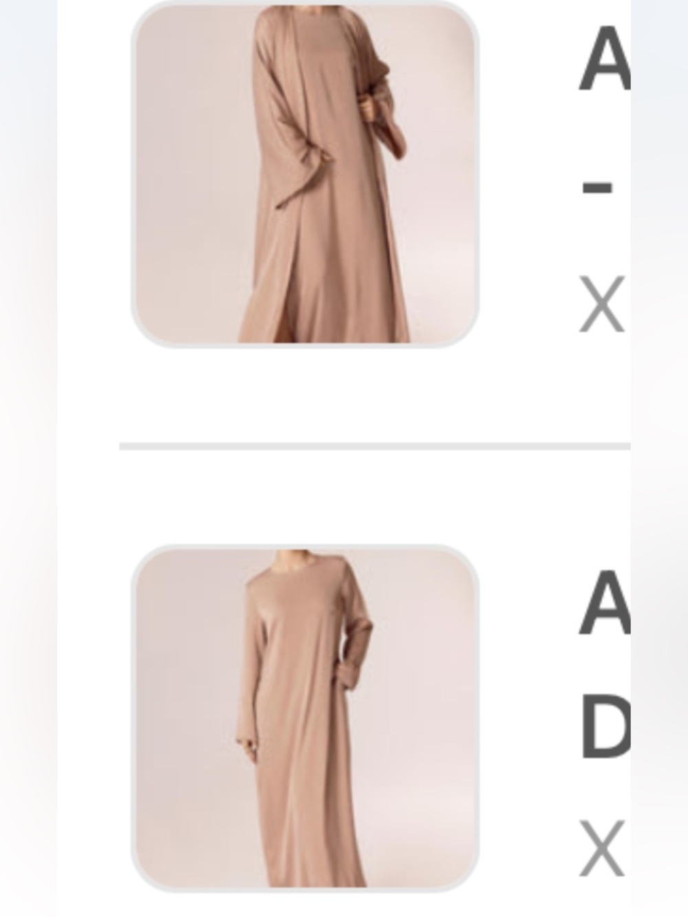 Veiled Long-Sleeve Maxi Dress and Matching Abaya